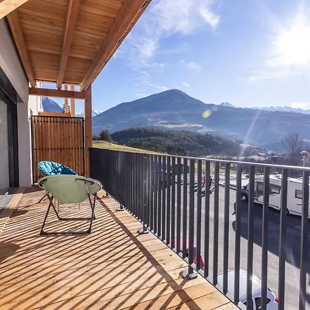 Au Calme Des Sommets - Vue Montagne Apartment Embrun Exterior photo